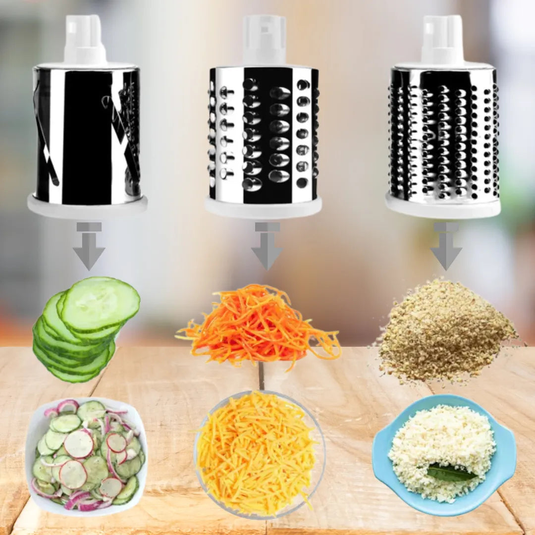 Molino 3 en 1 - Ralla, Corta y Pica