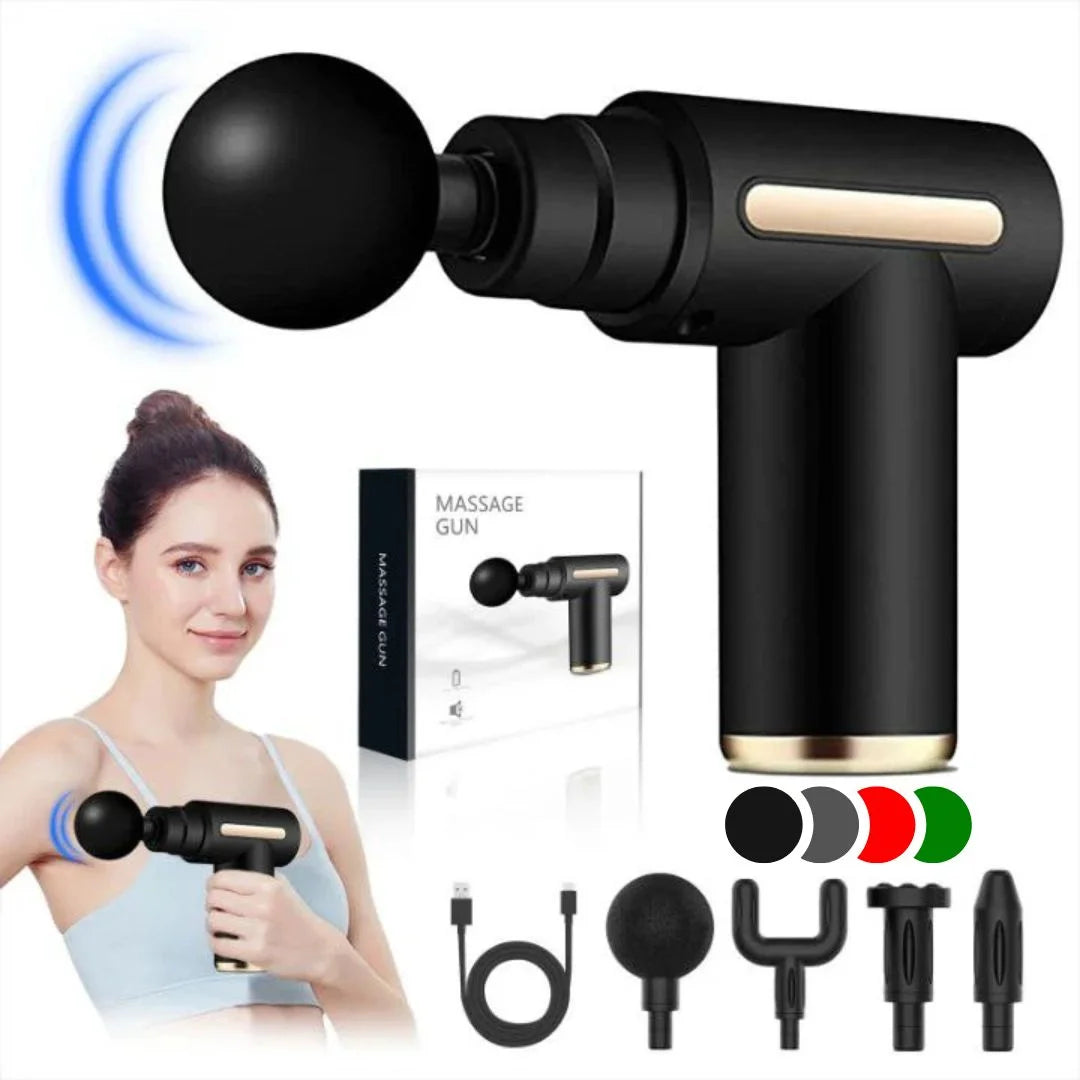 Pistola de Masaje Profesional - Alivio muscular en la palma de tu mano