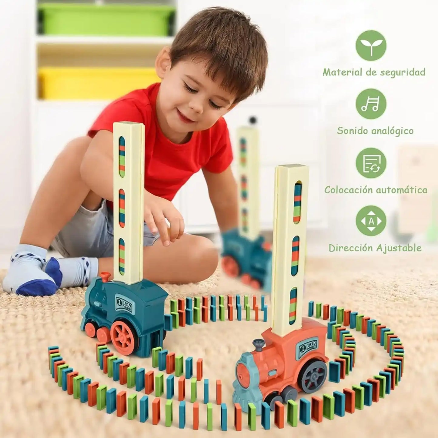 Montessori Domino Train™ - Tren Educativo