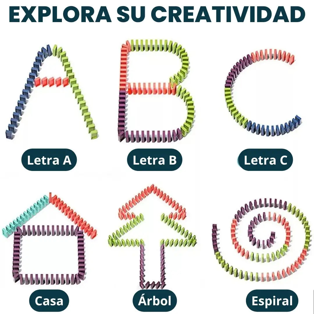 Montessori Domino Train™ - Tren Educativo