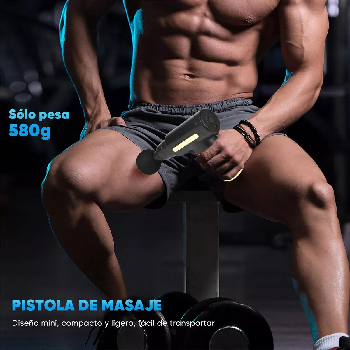 Pistola de Masaje Profesional - Alivio muscular en la palma de tu mano