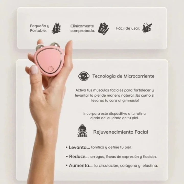 Masajeador Facial con Microcorriente 30% OFF