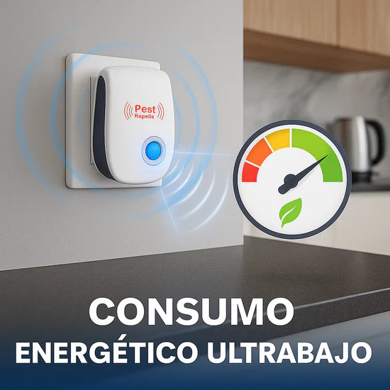 Pest Repeller® - Repelente Ultrasónico Antiplagas